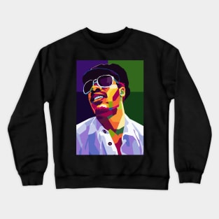 Stevie Wonder Popart Crewneck Sweatshirt